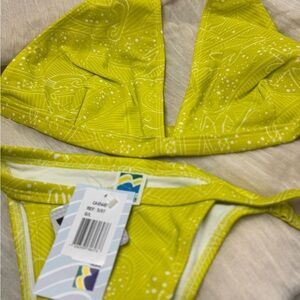 Vibrant Lime Green Bikini Set